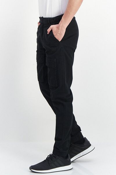 adidas Men Sportswear Fit Brand Logo Training Track Pants, Black