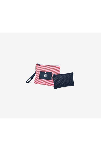 Tchibo Set of 2 Printed Pouch Set, Multicolor
