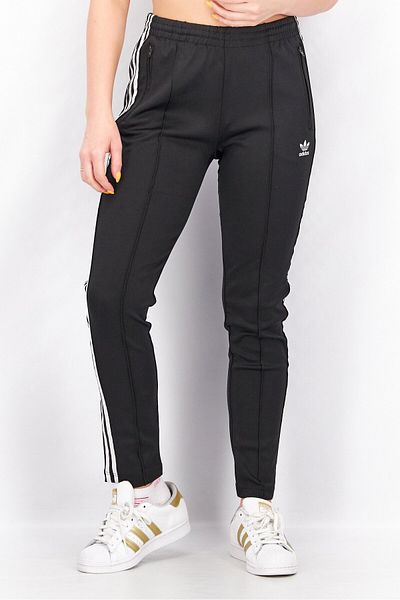 adidas Women Sportswear Fit 3 Stripes Track Pants, Black
