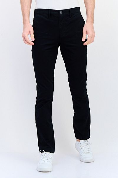 GAP Men Skinny Fit Solid Chino Pants, Black