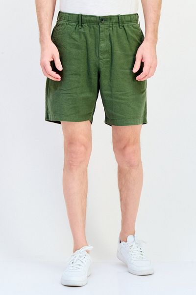 GAP Men Solid Basic Shorts, Green