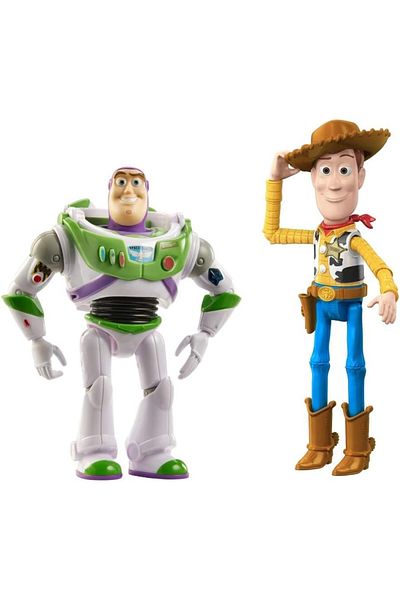 Toy Box Treasures Toy Story Buzz Lightyear and Woody Toy Doll Combo Duo (Toy Story 5) Role-Playing Games