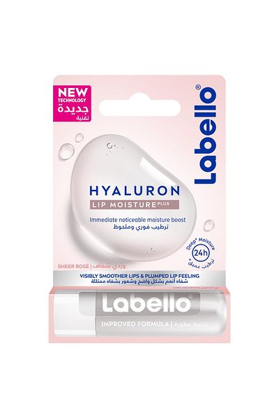 LABELLO Lip Moisture Hyaluron Sheer Rose 5.2 g