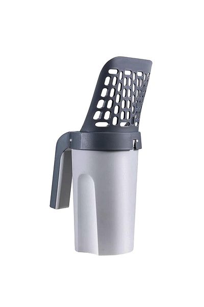 Generic Lopățică pentru gunoi, APF, design ergonomic, material PP, ușor de curățat, gri