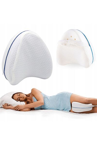 Generic Ergonomic pillow QttvbTna, Memory foam, 25x25x15 cm, White