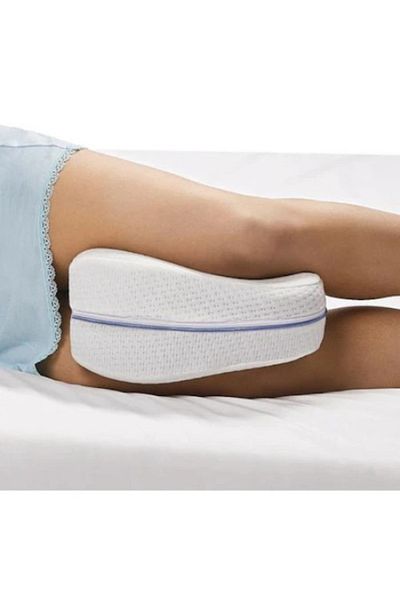 Generic Ergonomic pillow QttvbTna, Memory foam, 25x25x15 cm, White