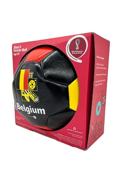 Generic Kole High Quality Belgium Colorblock FIFA Soccer Ball Black Size 5 AE984