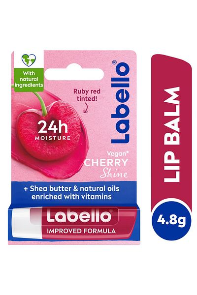LABELLO Lip Balm Moisturising Lip Care Cherry Shine 4.8 g