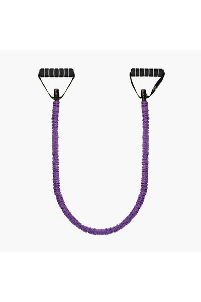 KANGAROO Kangaroo Single Resistance Rope Purple Color High Resistance Pure Rubber Polyester Fabric Coated