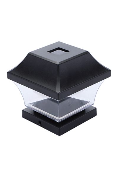 micasa Plastic Weatherproof Durable Solar Post Cap Light for Patio