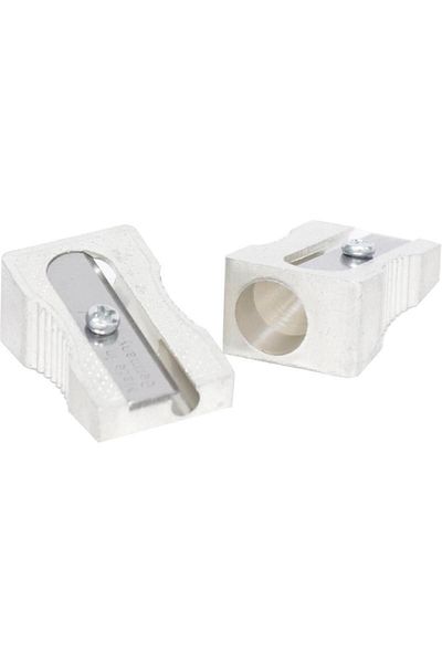 Roco Compact Single-Hole Pocket Sharpener – Silver