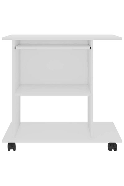 vidaxl Computer Desk White 80x50x75 cm Engineered Wood