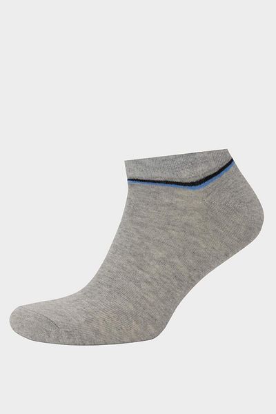 DeFacto Men's 5-Piece Cotton Booties Socks D9967Axns