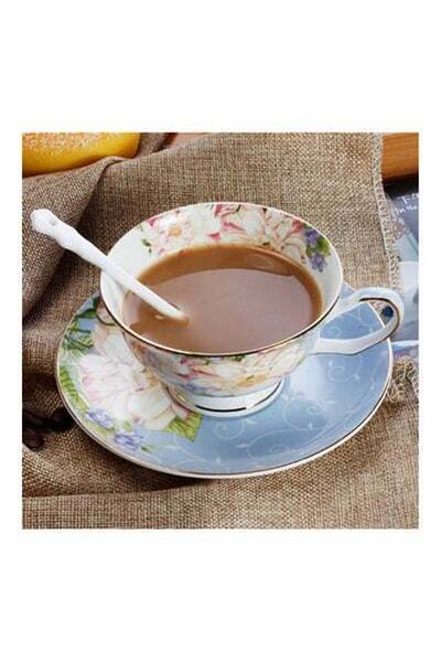 HALAMODO European Coffee Cup Blue