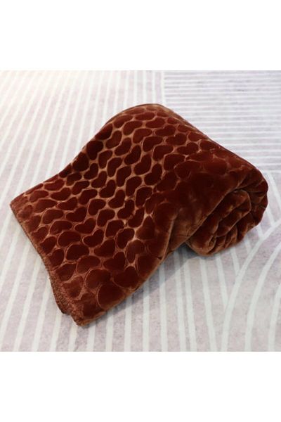 Generic بطانية أطفال ستارغولد كلاودي 110×140 سم - فائقة النعومة ومريحة لجميع المواسم بلون الشوكولاتة