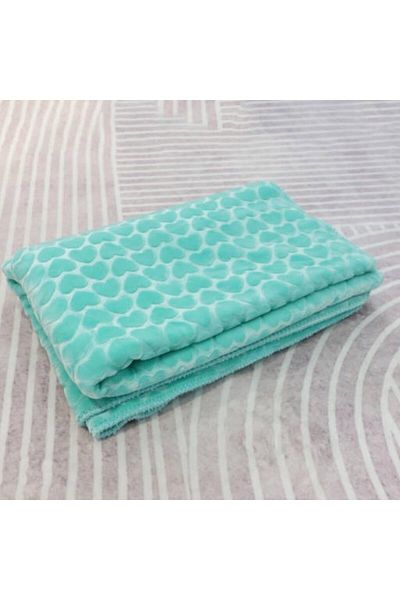 Generic STARGOLD Baby Blanket Cloudy 110x140cm – Ultra-Soft All-Season Lightweight Fleece in Peppy Peacock
