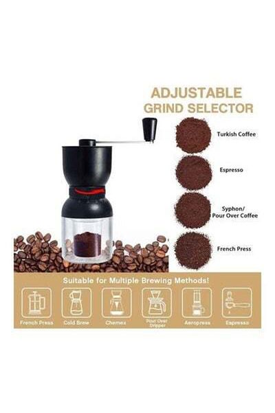 HALAMODO Manual Coffee Grinder Multicolour