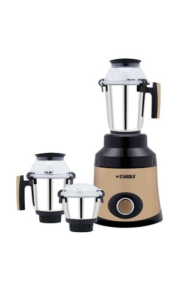 Generic STARGOLD 1000W 3-in-1 Mixer Grinder with Stainless Steel Jars and Powerful Copper Motor