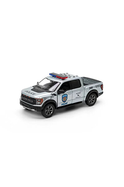 Kinsmart FORD F-150 RAPTOR POLICE/FIRE DEPARTMENT METAL CAR 13CM SCALE 1 TO 46