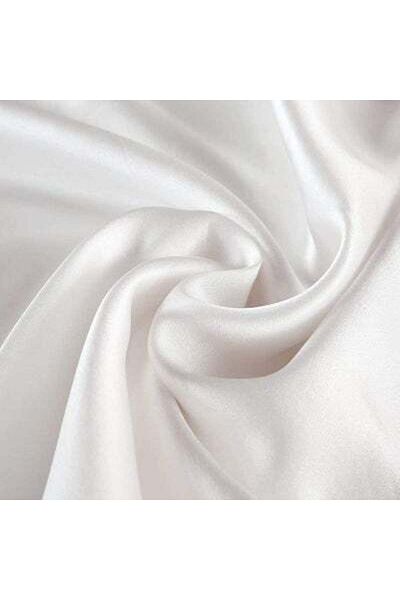 HALAMODO 100% Pure Mulberry Queen Pillowcase Silk White 76x51cm