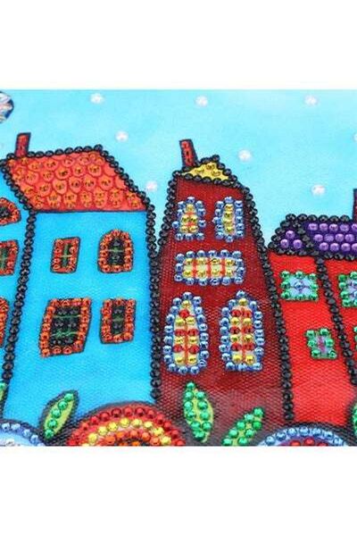 HALAMODO DIY 5D Colorful Diamond Painting Multicolour 30x40centimeter