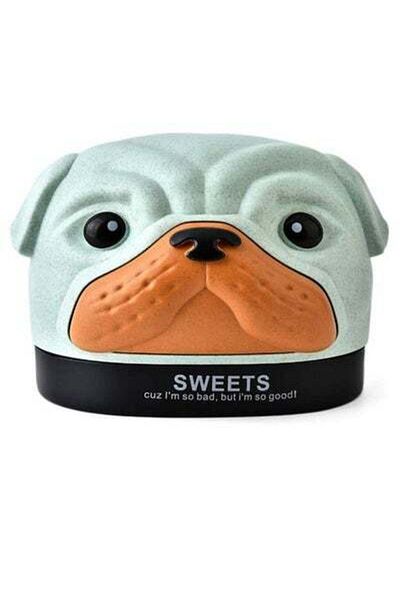 HALAMODO Cute Cartoon Dog Shape Tissue Paper Box Green/Orange/Black 116.5 x 13centimeter