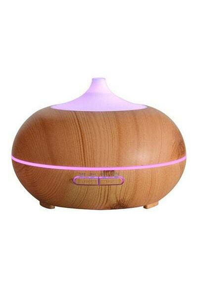 HALAMODO Machine Wood Finish Aroma Diffuser Brown 300ml