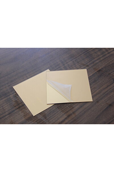 BEREN ATÖLYE 10x10 GOLD AYNA PLEKSİ 10 ADET DEKOR ÜRÜNÜ