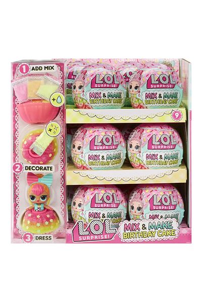 LOL L.O.L. SURPRISE! MIX&MAKE BIRTHDAY CAKE TOTS DOLL