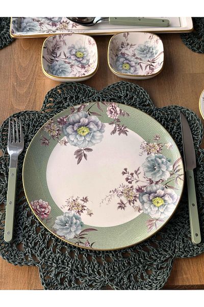 ROSSEV Breakfast Set Dorati 61 Pieces for 6 People