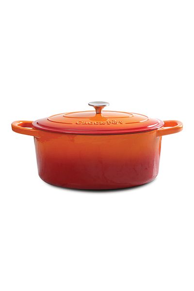 Crockpot® Vas de fontă emailată, 6.6L, oval, portocaliu