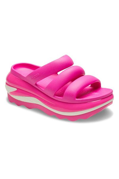 Crocs Sandale Mega Crush cu trei barete - Pink Crush