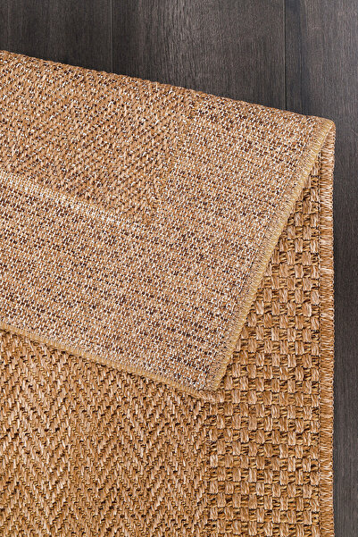 Konfor Halı Rusticana 3107 Natural Jute Carpet Modern Knitted Rug Rusticana_3107