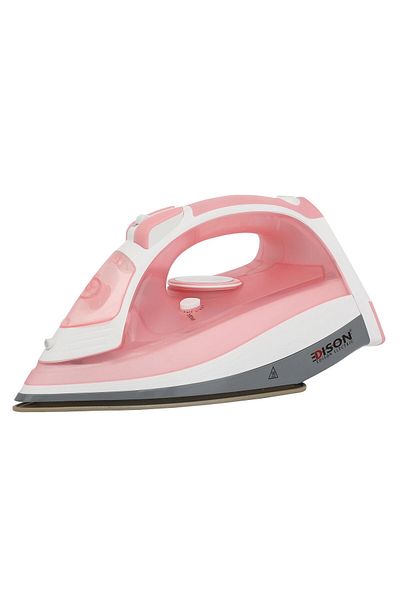 Edison Steam Iron, 280 ml, 2200 Watts, Ceramic - Pink
