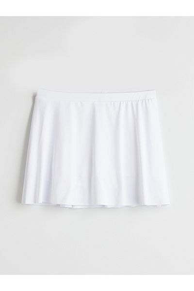 LC Waikiki Women's Swimming Shorts Skirt with Elastic Waist