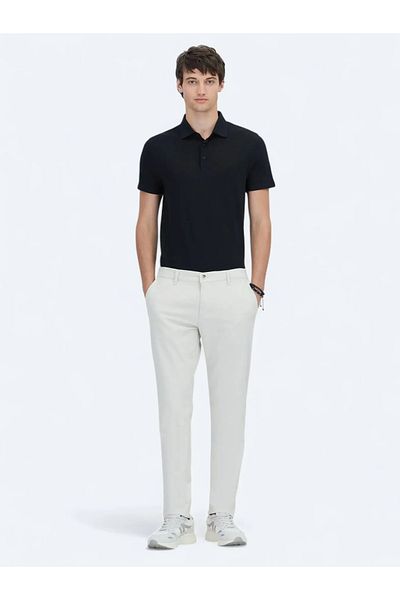 Kip Stone Straight Woven Jogging Fit Casual Cotton Blended Pants