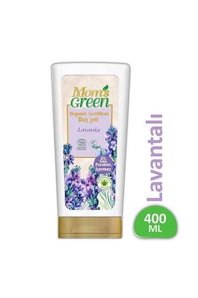 Mom's Green Organic Certified Shower Gel - Lavender 400 ml Ecocosmos