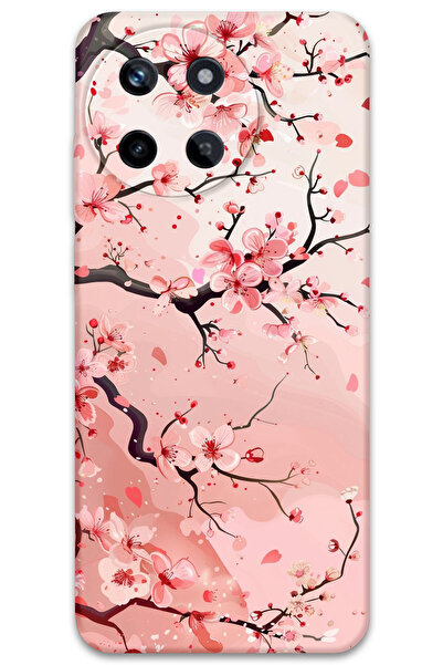 Gramaphone Realme 11 4G Uyumlu Çiçek Desenli Telefon Kılıfı + Ekran Koruyucu ...