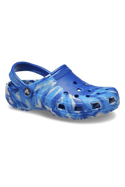 Crocs Classic Marbled Clog 46-47 EU - M12 US Blue - Blue Bolt/Multi