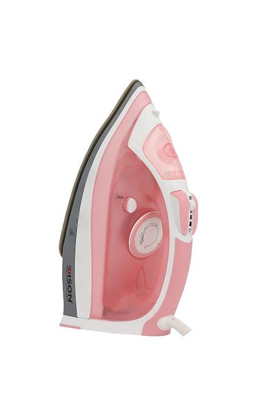 Edison Steam Iron, 280 ml, 2200 Watts, Ceramic - Pink