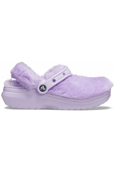 Crocs Classic Fur Sure Clogs 38-39 EU - M6/W8 US Purple - Lavender