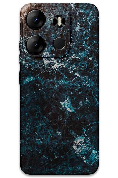 Gramaphone Tecno Spark Go 2023 Compatible Marble Pattern Phone Case + Screen ...