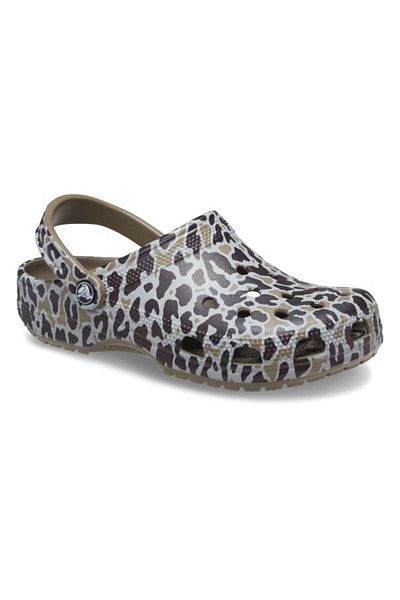 Crocs Clogs Crocs Classic Animal Print Clog 37-38 EU - M5/W7 US Brown - Khaki/Leopard