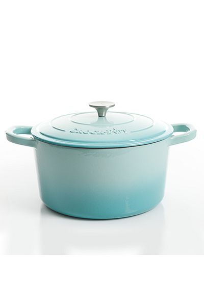 Crockpot® Vas de fontă emailată, 6.6L, rotund, bleu