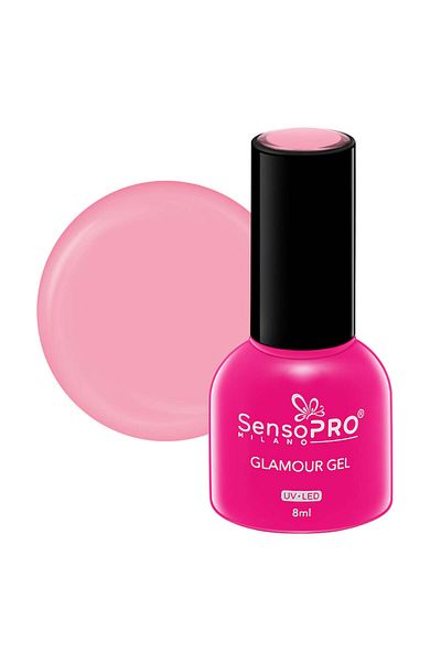 SensoPRO Milano Oja semipermanentă Glamour Gel 8ml, Rose Escape #47