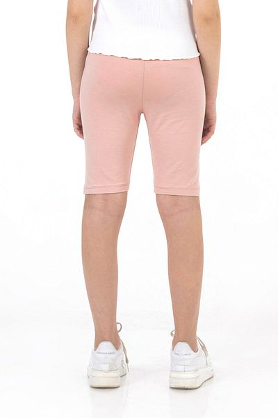 DMB BOYS & GIRLS Basic Biker Girl's Leggings with Flexible Elastic Waist