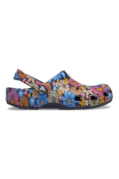 Crocs Classic Retro Floral Clog 36-37 EU - M4/W6 US Blue - Navy/Multi