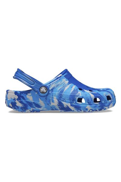 Crocs Classic Marbled Clog 46-47 EU - M12 US Blue - Blue Bolt/Multi