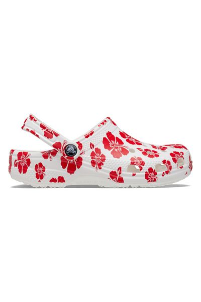 Crocs Classic Retro Resort Clog 39-40 EU - M7/W9 US Red - Flame/White