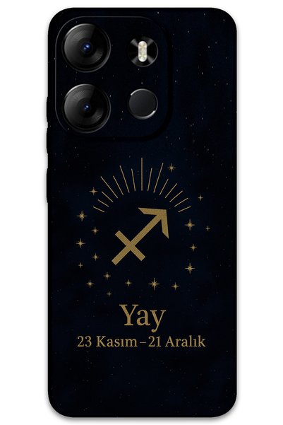 Gramaphone Tecno Spark Go 2023 Compatible Sagittarius Pattern Phone Case + Sc...